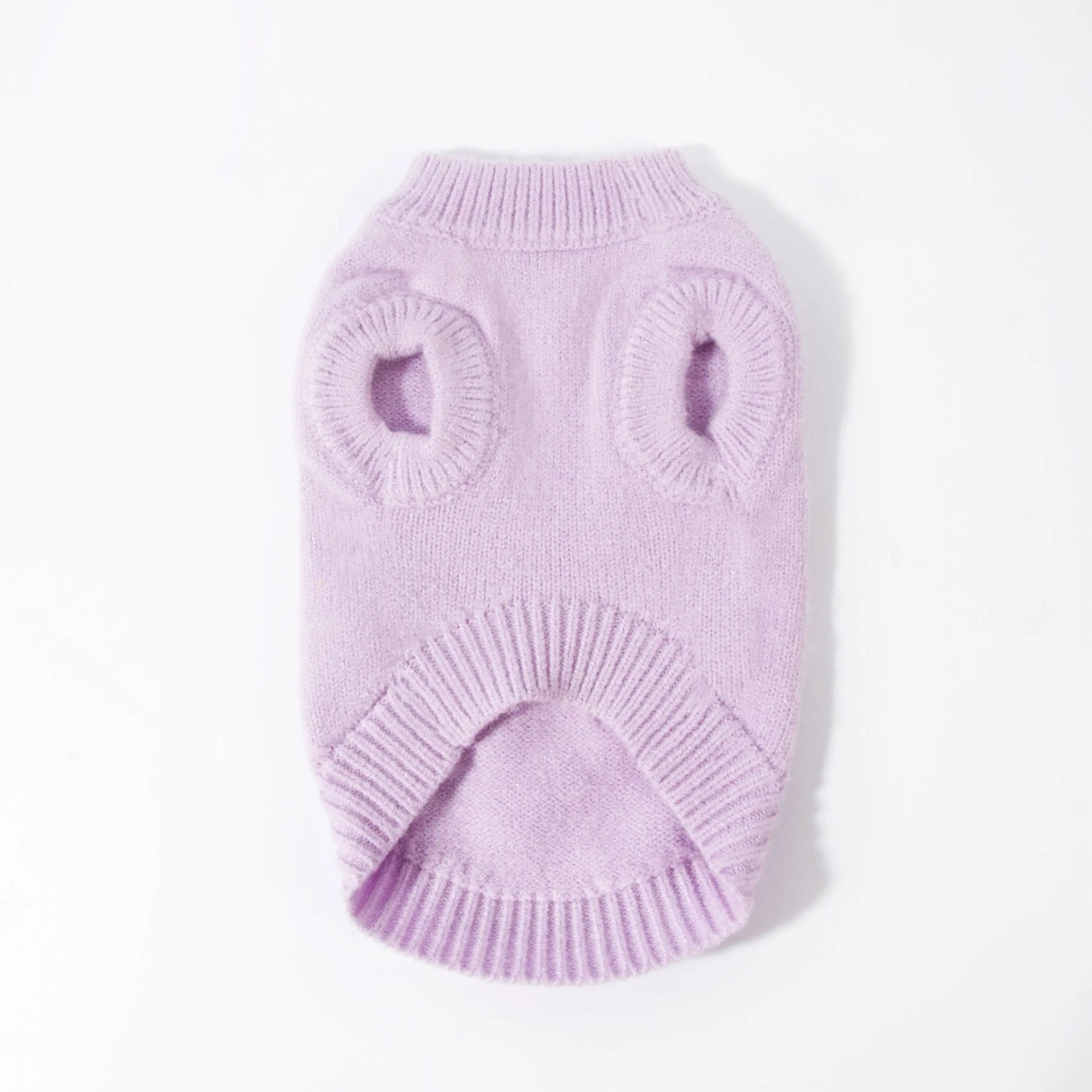 香芋紫繡花蝴蝶結毛衣 Luna Nana