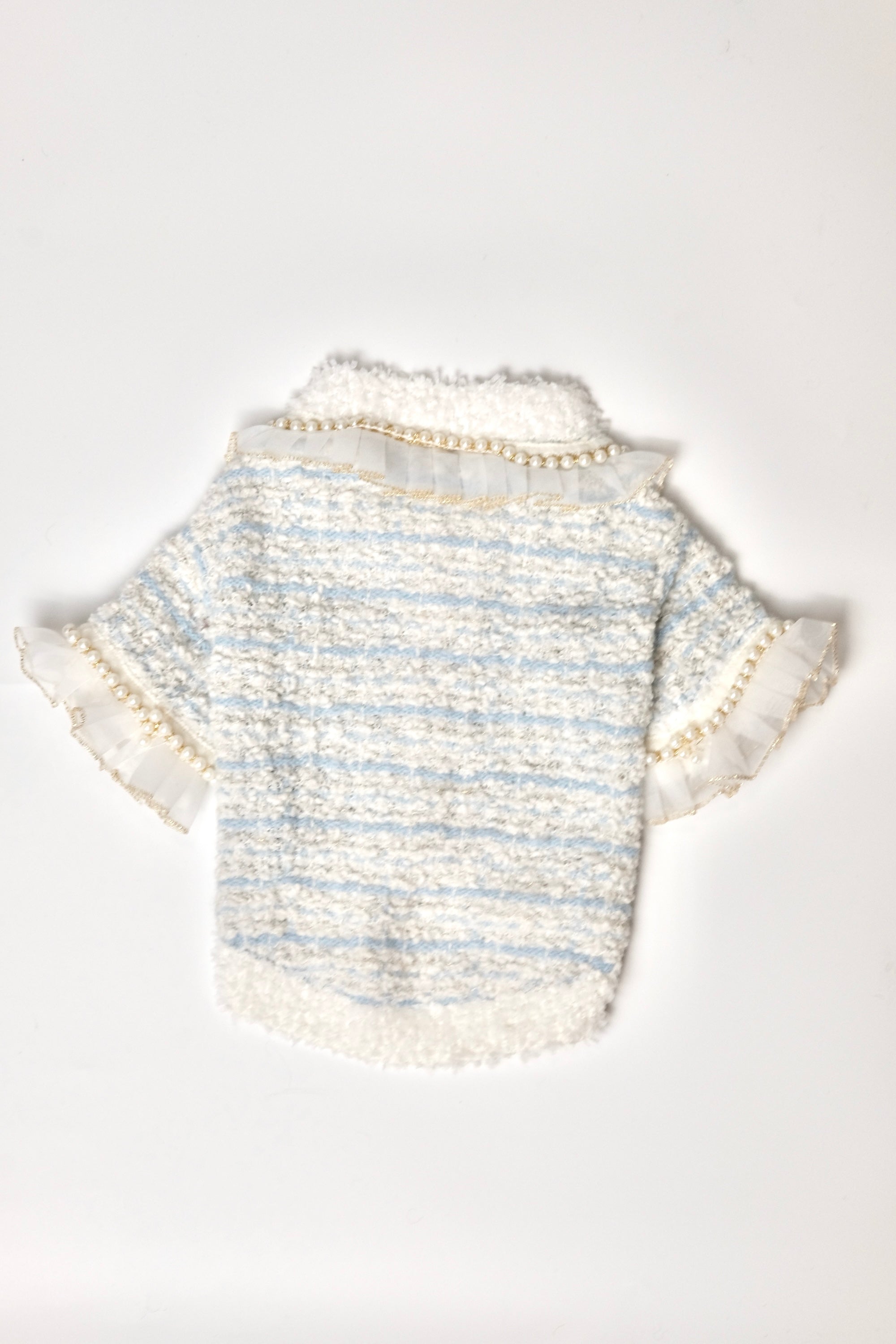 Classic Bright Blue Tweed Dog Blazer