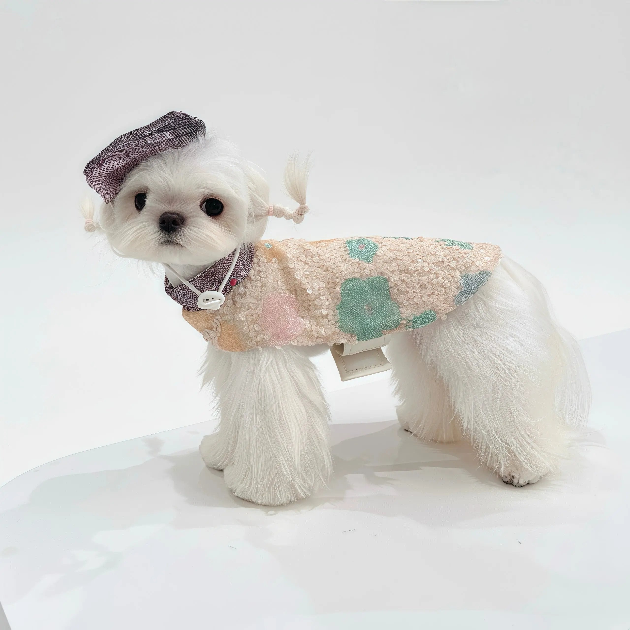 潮流教主亮片花花套裝（連帽子） Luna Nana