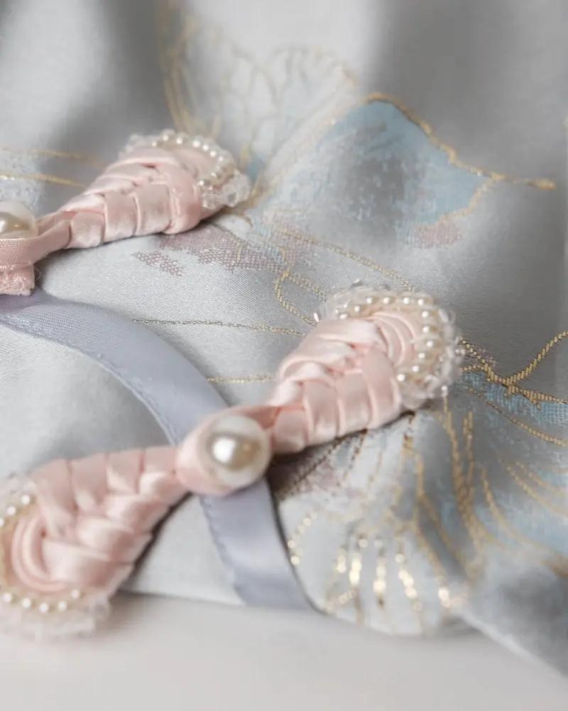 After - Rain Blue Butterfly Dream Dog Cheongsam - Luna Nana