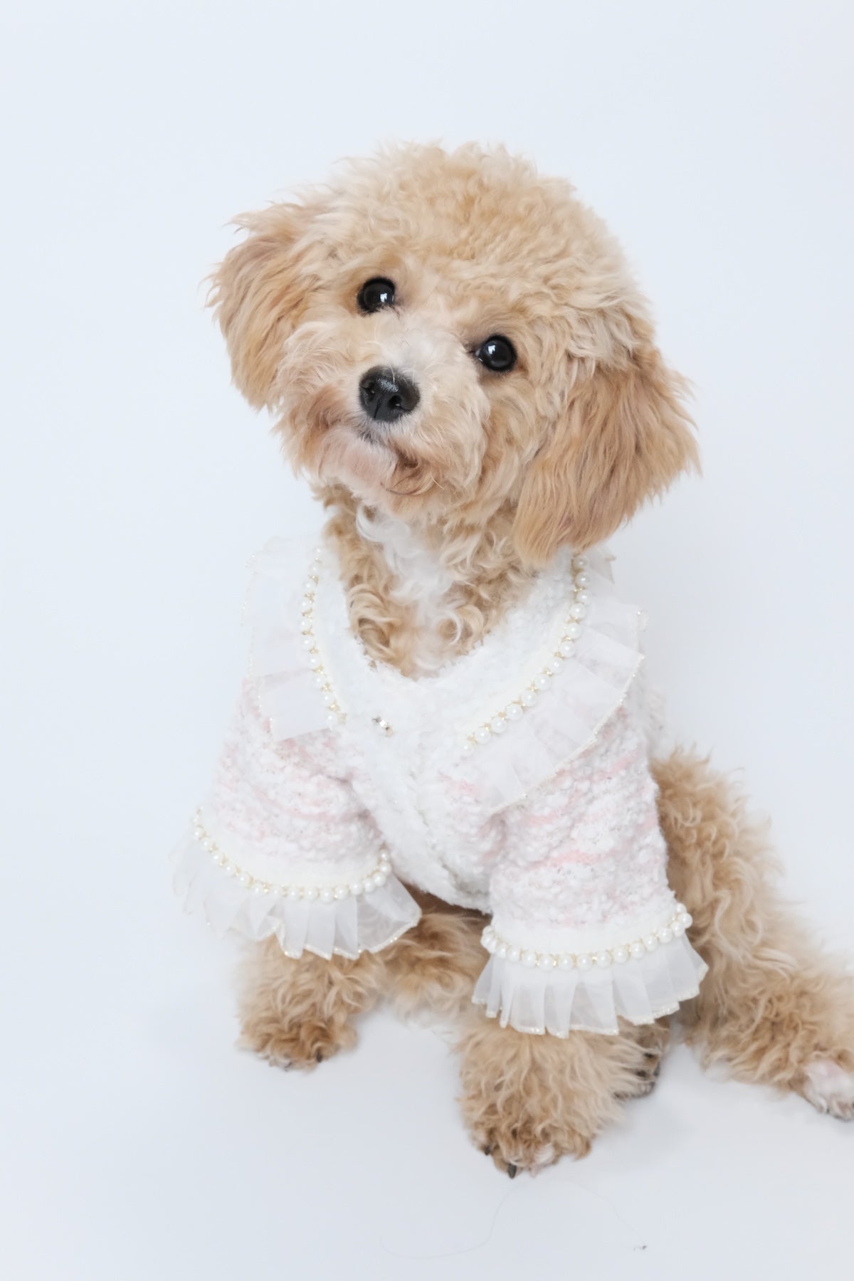 Classic Bright Pink Tweed Dog Blazer - Luna Nana