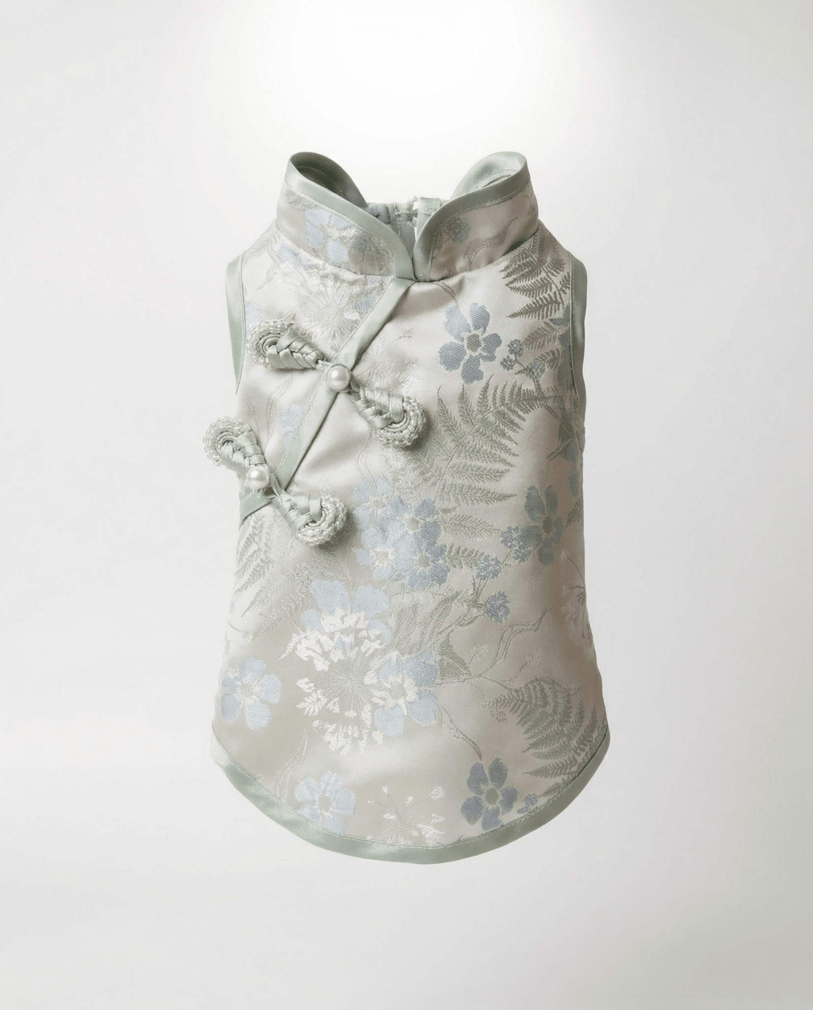 Jade Reed Dew Clear Dog Cheongsam - Luna Nana